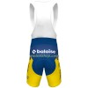 Fietskleding (Fietsshirt + Korte Koersbroek) 2023 Flanders Baloise - Geel Blauw Wit